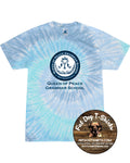 QUEEN OF PEACE TIE DYE T-SHIRT-YOUTH /ADULT