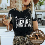 QUEEN OF F*CKING EVERYTHING-T-SHIRT/V-NECK