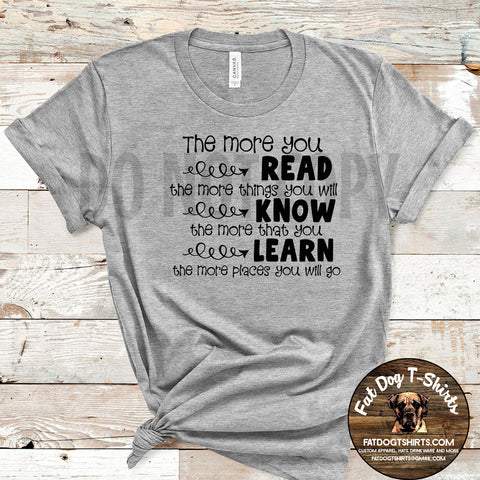 The More you Read-Hoodie and T-Shirt
