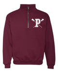SPPCREW-QUARTER ZIP 2020-MAROON OR SPORT GREY