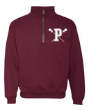 SPPCREW-QUARTER ZIP 2020-MAROON OR SPORT GREY