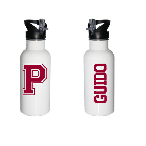 SPP CREW WATER BOTTLE-WHITE OR SILVER