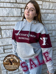 SPP CREW STRIPE HOODIE-FLASH SALE