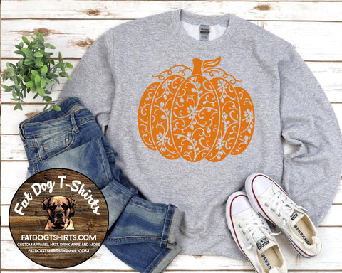 PUMPKIN SWIRL-T-SHIRT/CREW SWEATSHIRT