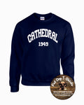 THE CATHEDRAL SCHOOL- CREW SWEATSHIRT-NAVY