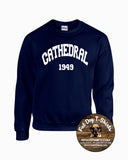 THE CATHEDRAL SCHOOL- CREW SWEATSHIRT-NAVY