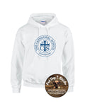 THE CATHEDRAL SCHOOL- LOGO HOODIE WHITE