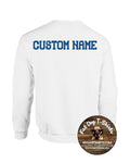 THE CATHEDRAL SCHOOL- CREW FLEECE LARGE  LOGO
