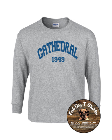 THE CATHEDRAL SCHOOL- LONG SLEEVE T-SHIRT GREY