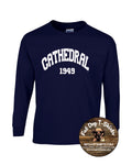 THE CATHEDRAL SCHOOL- LONG SLEEVE T-SHIRT NAVY