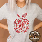 Teacher Apple-T-shirts