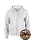 THRIVE FOR LIFE- ZIP HOODIE-ASH GREY