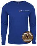 THRIVE FOR LIFE LONG SLEEVE T-SHIRT ROYAL