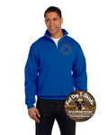 THRIVE FOR LIFE -QUARTER ZIP-ROYAL