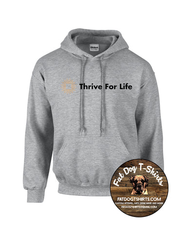 THRIVE FOR LIFE SPORT GREY HOODIE