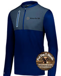 THRIVE FOR LIFE TECH HYBRID PULLOVER-BLUE