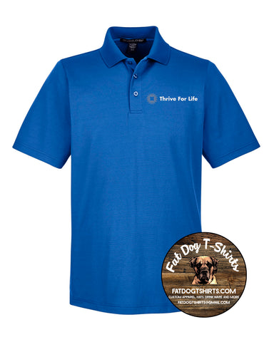 THRIVE FOR LIFE- POLO- TRUE ROYAL