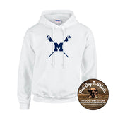 MONTCLAIR HIGH SCHOOL ROWING-GILDAN HOODIE WHITE