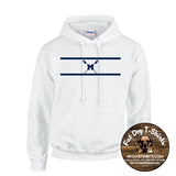 MONTCLAIR HIGH SCHOOL ROWING-GILDAN HOODIE WHITE