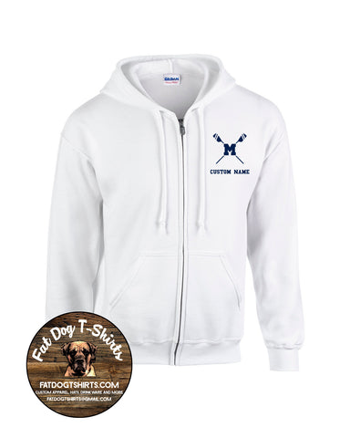 MONTCLAIR HIGH SCHOOL ROWING-FULL ZIP HOODIE