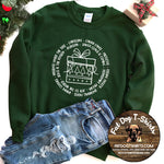 Christmas Gift-Words-Crew Sweatshirt/Long Sleeve T-Shirt