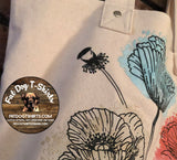 WILDFLOWER CANVAS BAG-FULL COLOR-NEW!
