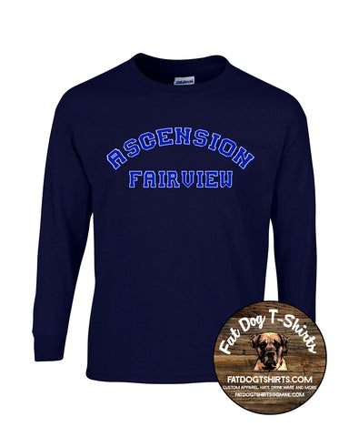 GOYA ASCENSION FAIRVIEW-LONG SLEEVE T-SHIRT-NAVY