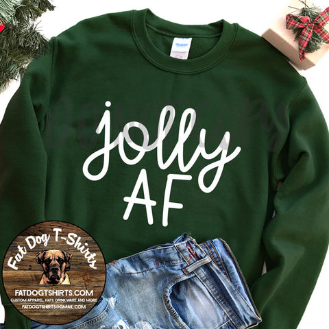 Jolly AF-Crew Sweatshirts/Long Sleeve T-Shirts