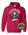 LACO LION HOODIE-RED, SPORT GREY