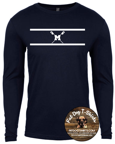 MONTCLAIR HIGH SCHOOL ROWING-LONG SLEEVE NAVY