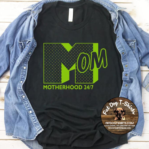 MOM-MOTHERHOOD 24/7-T-SHIRT/CREW FLEECE/V-NECK