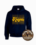 NDA KNIGHTS-2025 NAVY HOODIE