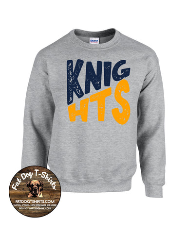 NOTRE DAME KNIGHTS CREW SWEATSHIRT-NEW