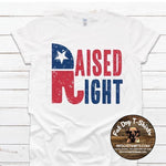 Raised Right-T-Shirt/Long Sleeve T-Shirt