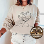 She is a Mess but she is a Masterpiece- Crew Sweatshirt Adult Unisex Sizes