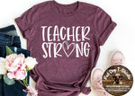TEACHER STRONG-HEART-T-SHIRT/HOODIE/V-NECK/