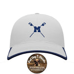 MONTCLAIR HIGH SCHOOL ROWING-WHITE/NAVY BALL CAP